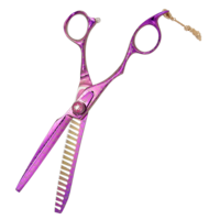 Kenchii Pink Poodle LEFT 18 Tooth Thinner/Chunker Scissor